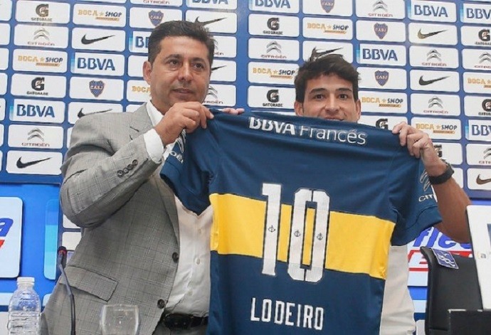 Lodeiro Boca Juniors (Foto: DIvulgação/Site oficial Boca Juniors)
