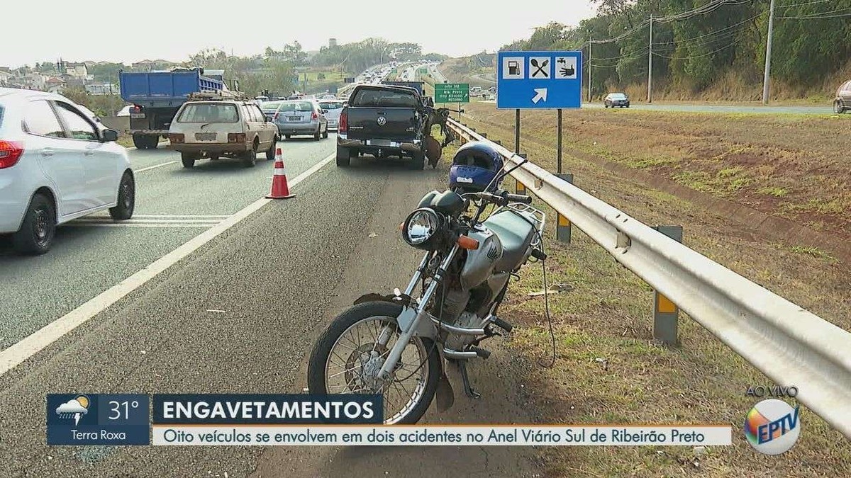 Les accumulations causent des blessures et ralentissent Ring Road Sul à Ribeirão Preto, SP |  Ribeirao Preto et la France