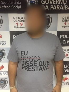 Empresário foragido da Justiça de PE é preso em João Pessoa (Foto: Lucas Sá/Polícia Civil/Divulgação)