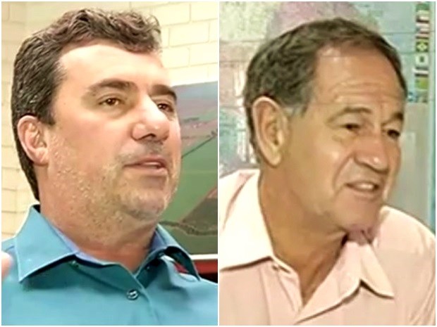Rogério Graxa (PP) tem dois votos a mais que Eduardo Peixoto (PMDB), em Chapadão do Céu, Goiás (Foto: Reprodução/ TV Anhanguera)