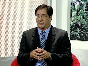 Luís Cláudio, candidato ao governo do Tocantins pelo PRTB (Foto: Reprodução/TV Anhanguera)