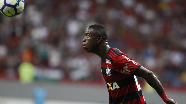 Vinicius Junior foi o grande destaque do Flamengo no jogo