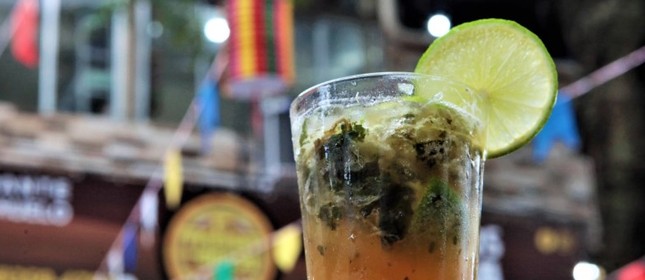 A caipirinha de limão com jambu