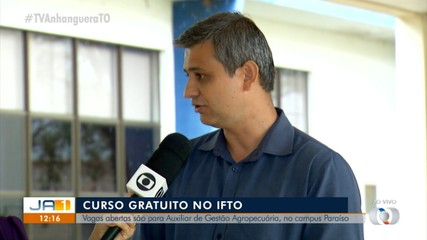 IFTO oferece curso gratuito de Gestão Agropecuária no campus de Paraíso