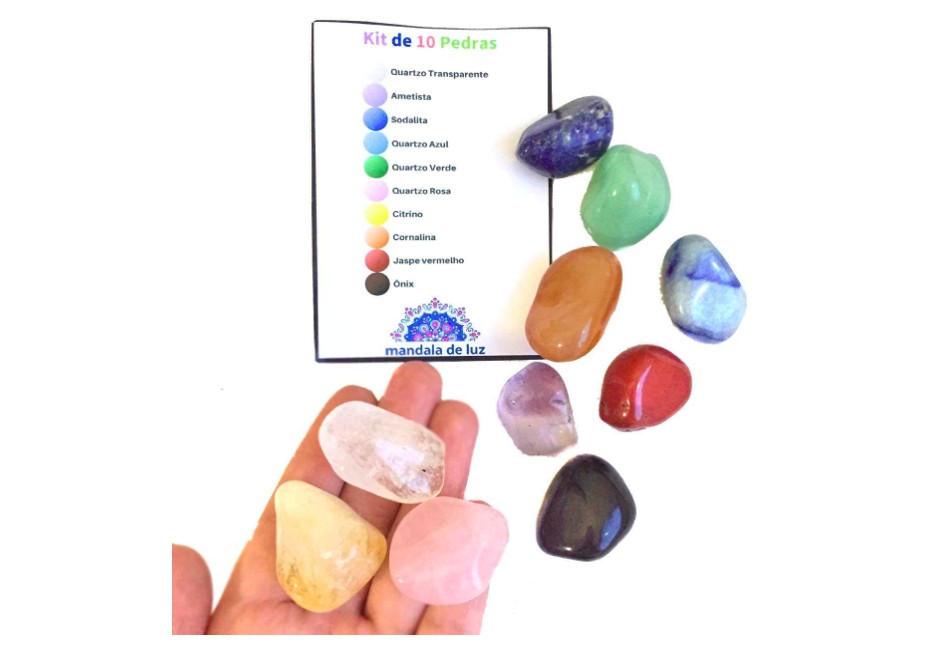 Kit de 10 pedras mistas (Foto: Reprodução/Amazon)