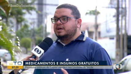 Farmácias públicas de Palmas oferecem medicamentos e insumos gratuitos