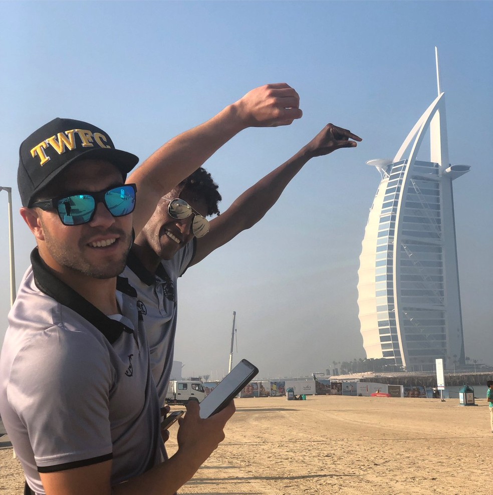 Team Wellington em Abu Dhabi — Foto: Reprodução / Instagram