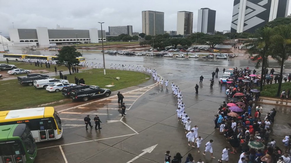 Saidão de Natal no DF em 2021 — Foto: Reprodução