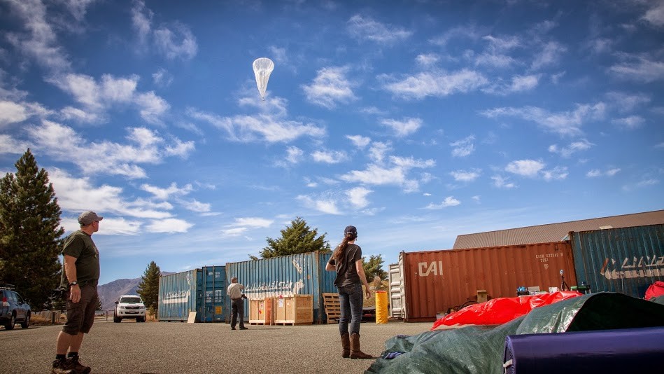 Balão sobrevoa áreas de difícil acesso (Foto: Divulgação)