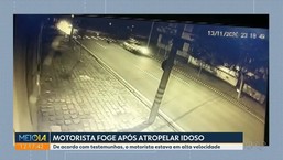 Motorista foge após atropelar idoso