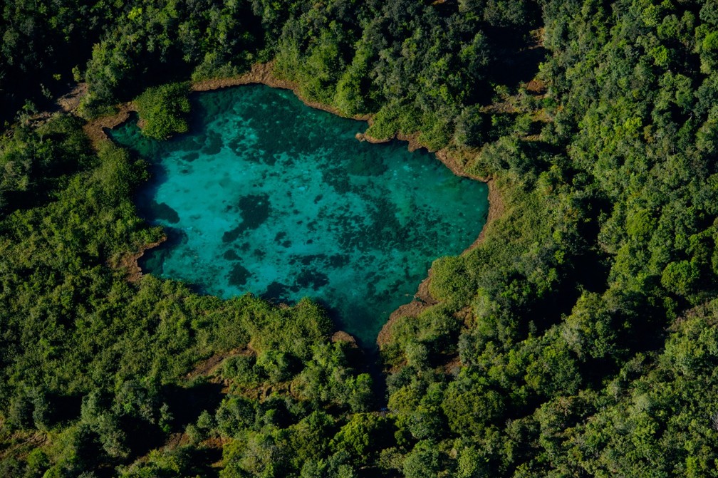 Lagoa Azul em Primavera do Leste (MT) — Foto: José Medeiros/SecomMT