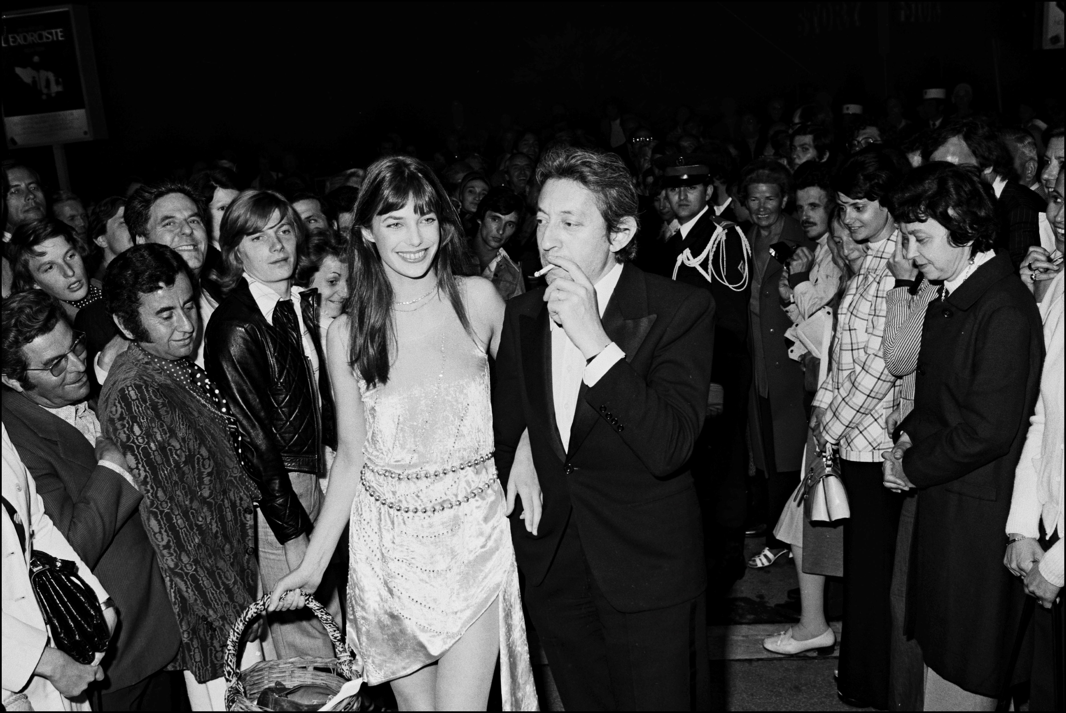 FRANCE - MAY 01:  Serge Gainsbourg, Jane Birkin at Cannes film festival in Cannes, France in May, 1974.  (Photo by Michel GINFRAY/Gamma-Rapho via Getty Images) (Foto: Gamma-Rapho via Getty Images)