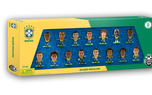 Minicraques Soccerstarz Seleção Brasileira 2014 na caixa