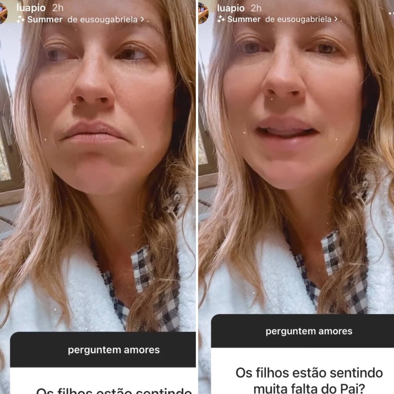 Luana Piovani revela no Instagram se filhos estão sentindo falta de Pedro Scooby durante BBB (Foto: Reprodução / Instagram)