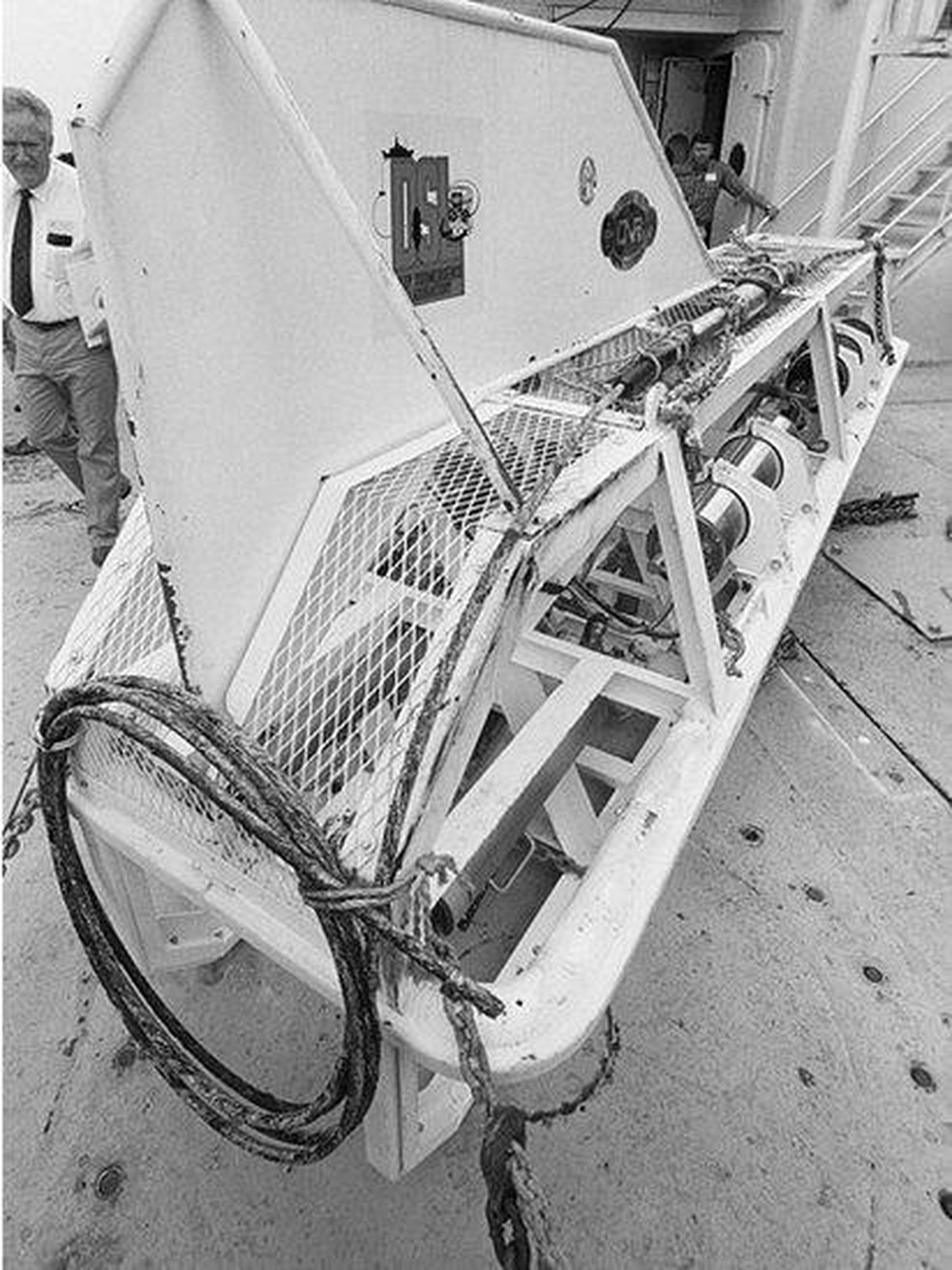 Argo, o submersível operado remotamente desenvolvido por Ballard — Foto: BETTMANN / GETTY IMAGES
