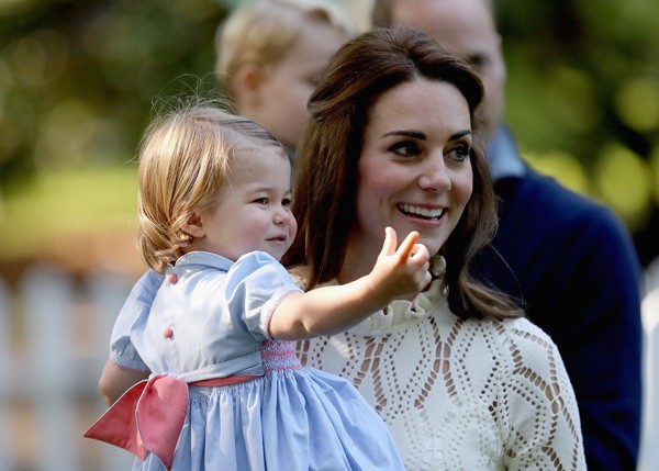 Kate Middleton e a princesa Charlotte (Foto: Getty Images)