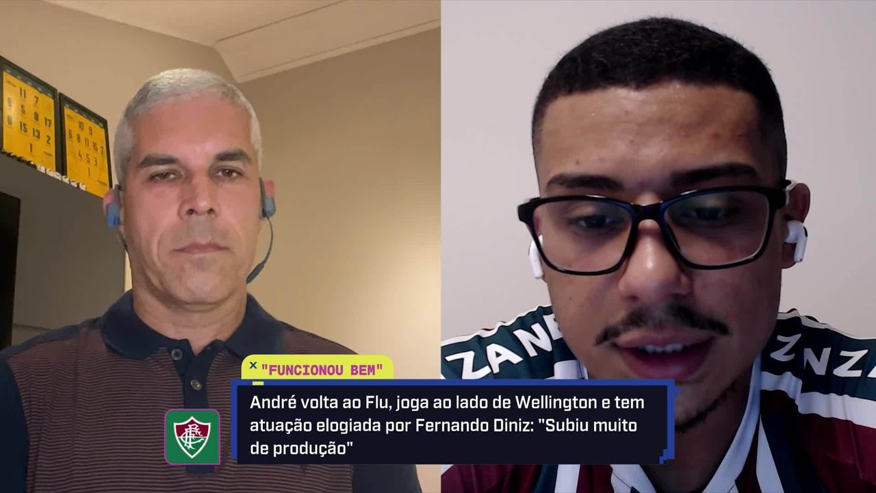 André elogia trabalho de Diniz no Fluminense: 'Muito inteligente taticamente'