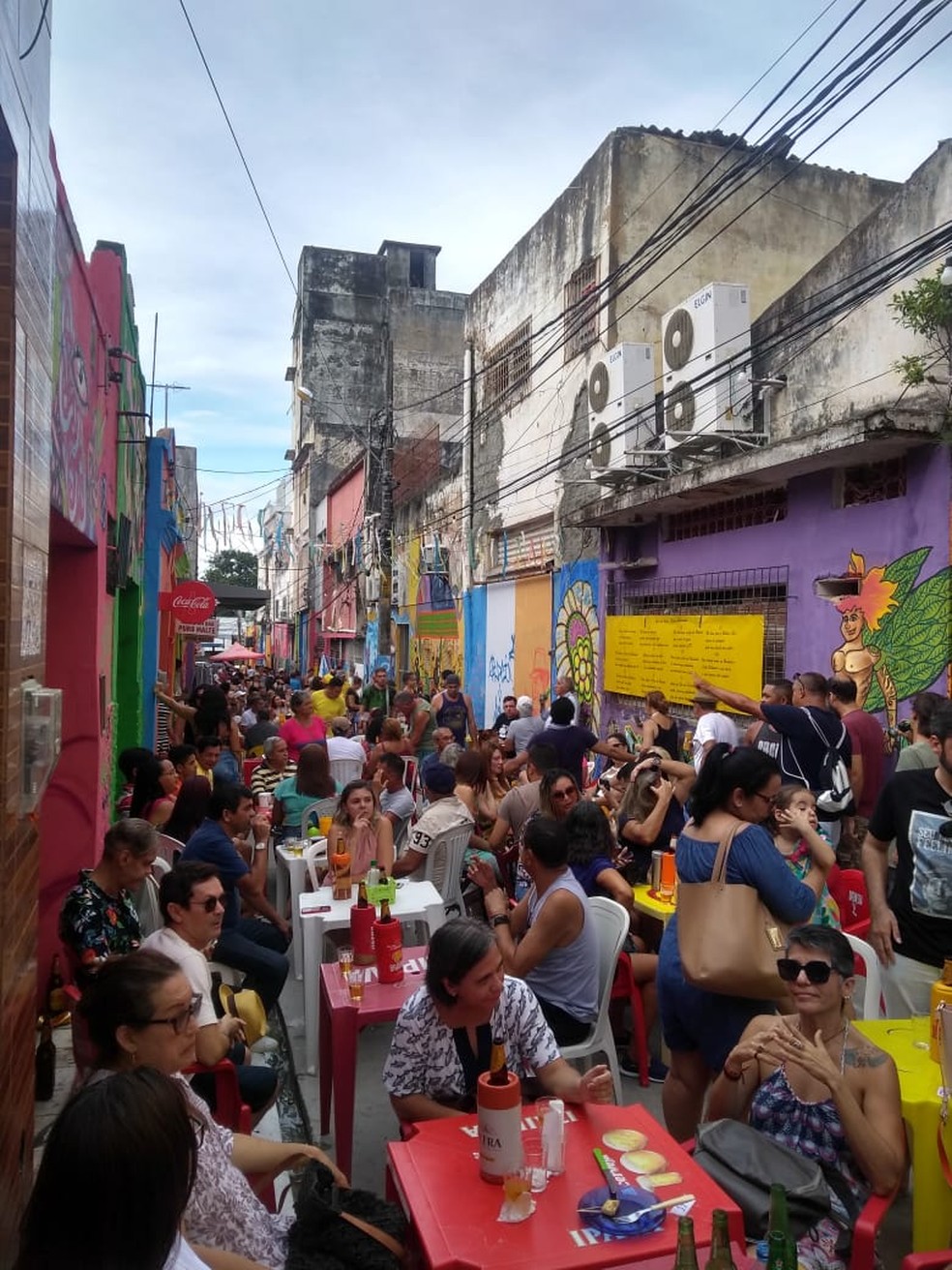 Beco da Lama foi revitalizado e recebe projetos culturais em diferentes dias da semana â Foto: Rafael Barbosa/G1