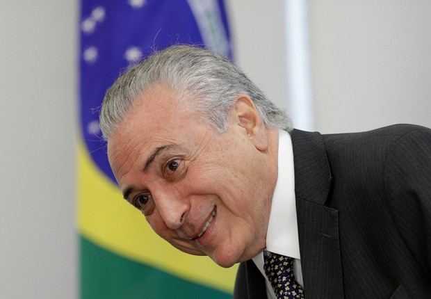 Michel Temer, no Palácio do Planalto (Foto: Ueslei Marcelino/REUTERS)