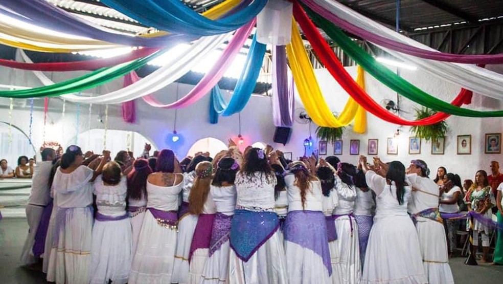 Festa em casa de Umbanda — Foto: Morena Santos - IAOB/FEESK