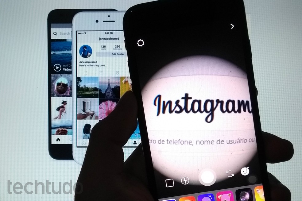 Instagram ganha filtro que simula lente olho de peixe nos Stories — Foto: Rodrigo Fernandes/TechTudo