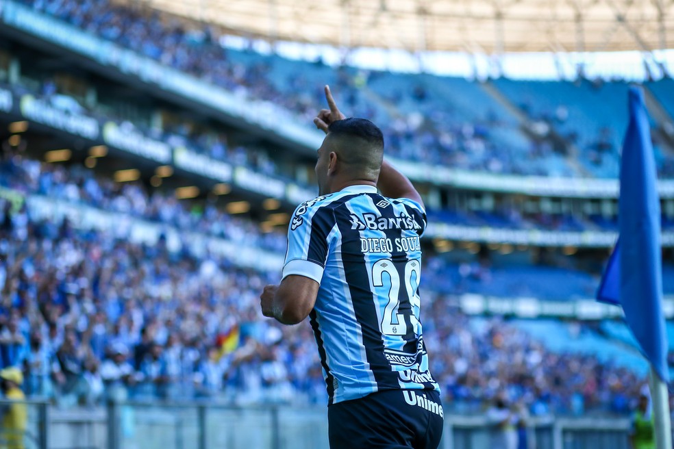 Roger Machado não quer que o Grêmio fique dependente de Diego Souza