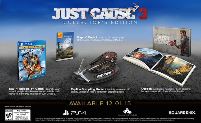 Just Cause 3: versão de colecionador luxuosa é anunciada (Foto: Reprodução)