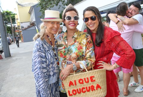 Marie Anick, Narcisa Tamborindeguy e Paula Severiano (Foto: Gianne Carvalho)