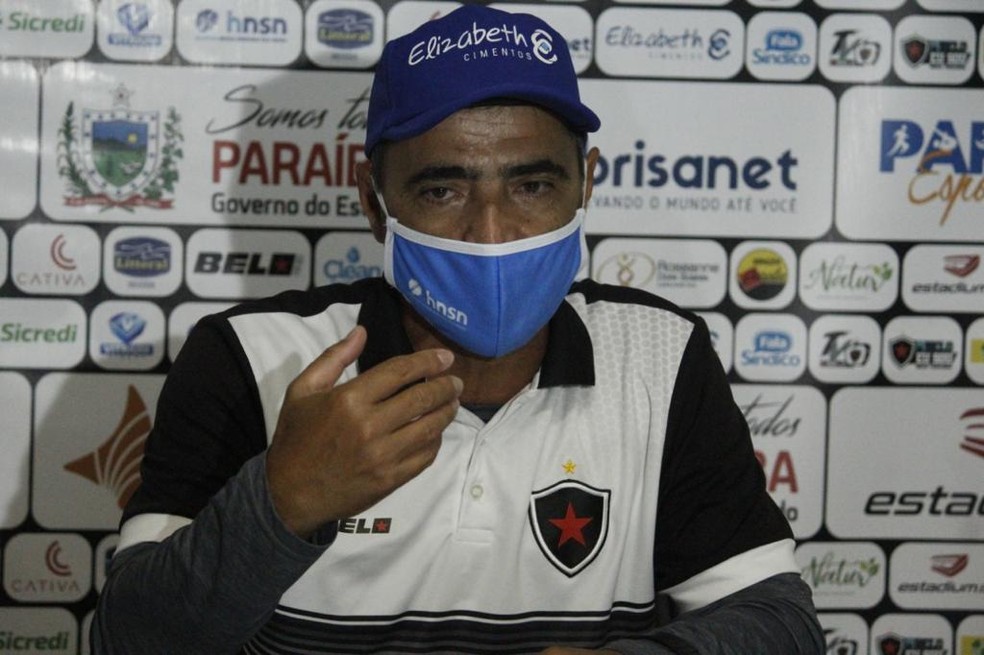 Com Rogério Zimmermann, Léo Moura teve pouco espaço no Botafogo-PB — Foto: Divulgação / Botafogo-PB