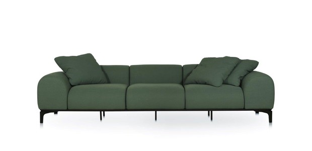 Desenhado por Esteban Fidelis, o sofá Evo é um dos lançamentos da marca Klie  (Foto: Divulgação)