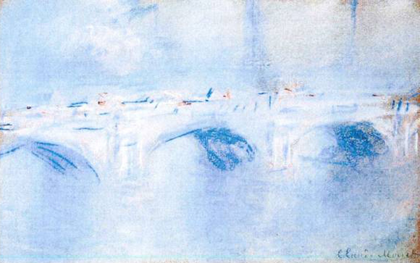 O quadro 'Waterloo Bridge, London', de Claude Monet, foi um dos roubados por romenoAP