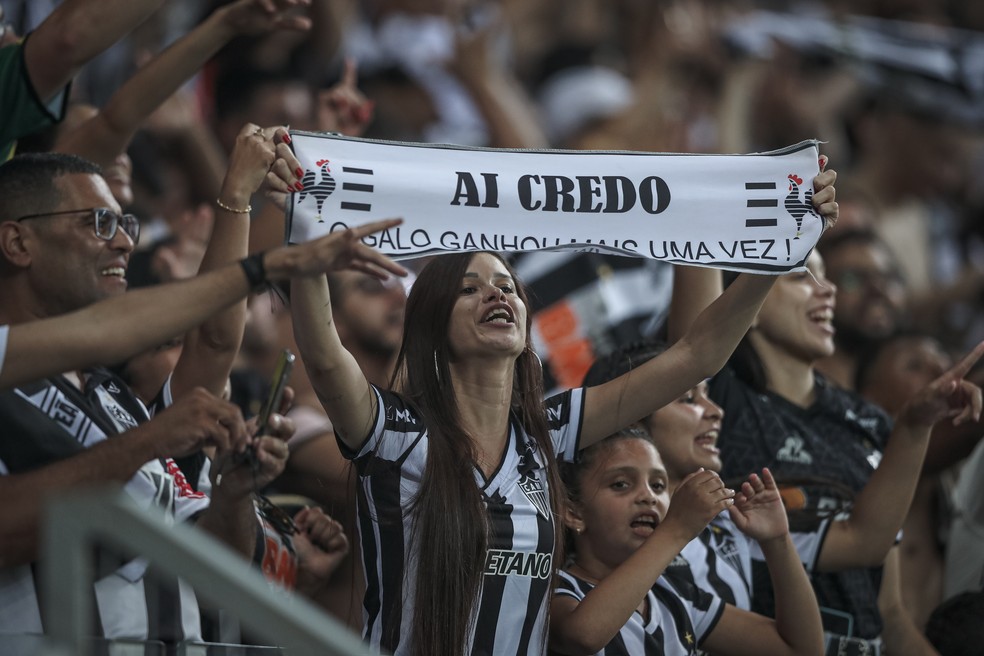 Torcida do Atlético-MG no Mineirão — Foto: Pedro Souza/ Atlético-MG