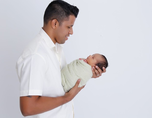 Marcos Davis com o filho  (Foto: Arquivo Pessoal )