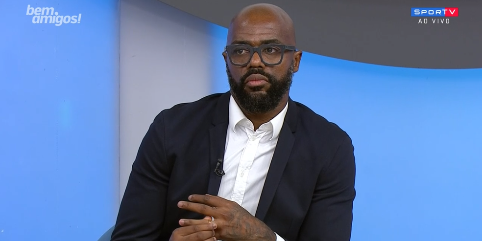 Grafite fala de aposentadoria no Bem, Amigos! (Foto: Reprodução SporTV)