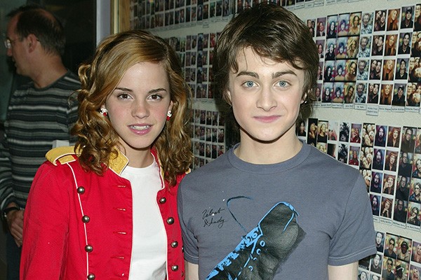 Daniel Radcliffe e Emma Watson em 2004 (Foto: Getty Images)