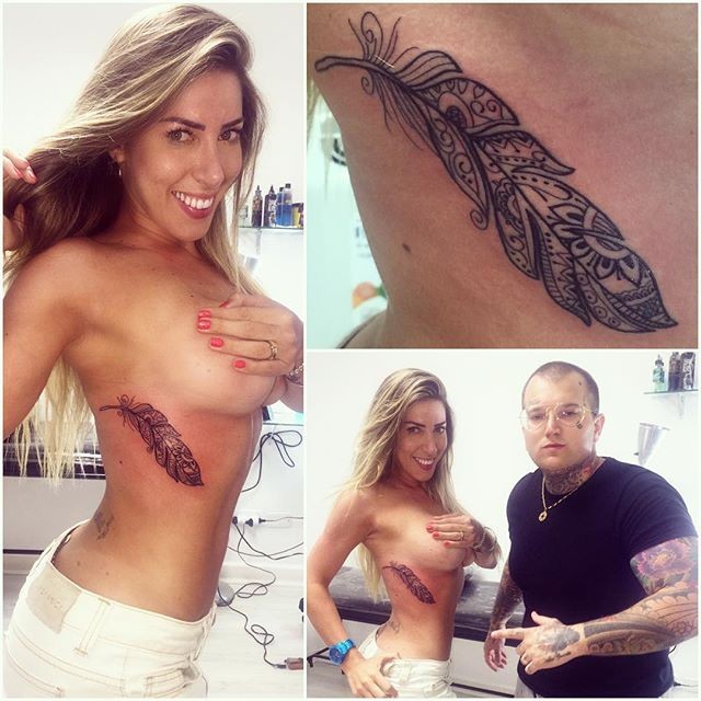 Tati Minerato mostra tatuagem (Foto: Reprodução/Instagram)