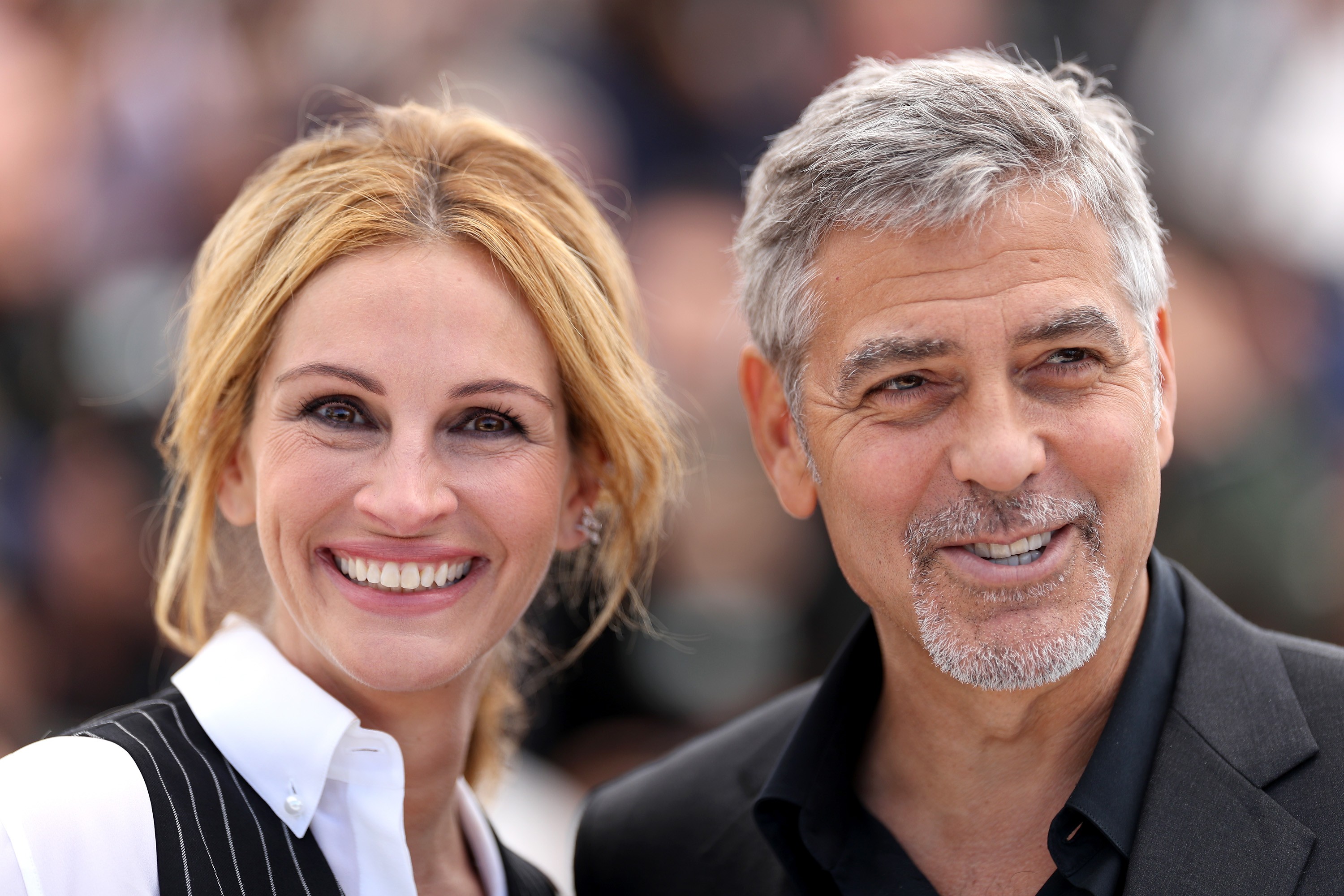 Julia Roberts e George Clooney em Cannes 2016 (Foto: Getty Images)