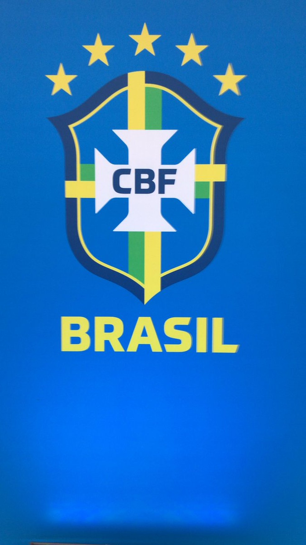 CBF apresentou novo escudo durante a posse de Caboclo — Foto: Divulgação