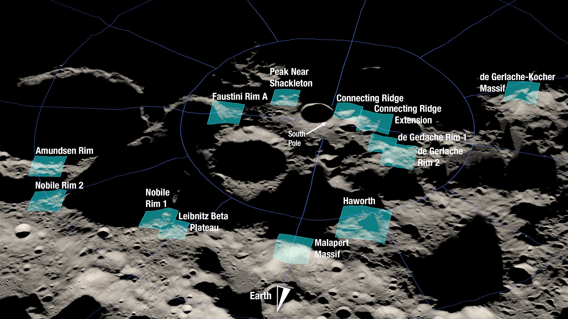 Conheça Os Possíveis Locais De Pouso Da Próxima Missão Tripulada à Lua Revista Galileu Espaço 2520