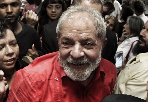 O ex-presidente Luiz Inácio Lula da Silva participou do lançamento do 6º Congresso Nacional do PT (Foto: Filipe Araújo/Fotos Públicas)