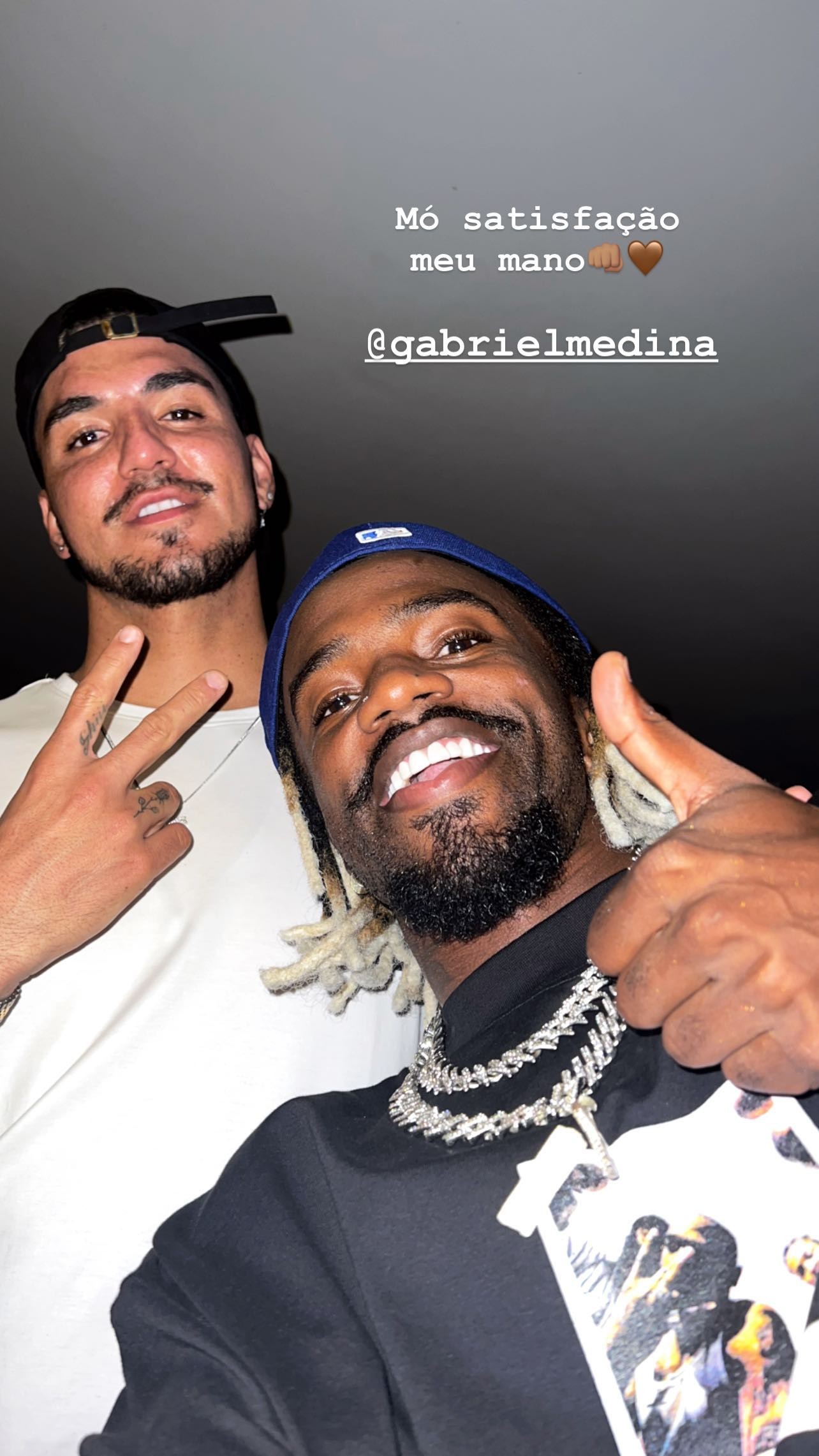 Gabriel Medina e Negrete (Foto: Reprodução/Instagram)