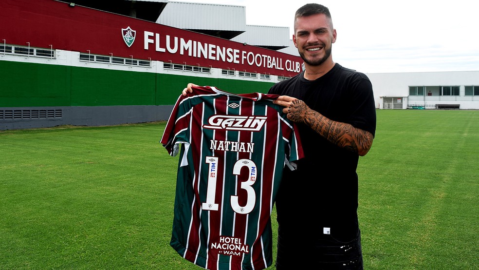 Nathan, refor�o do Fluminense � Foto: Mailson Santana/FFC