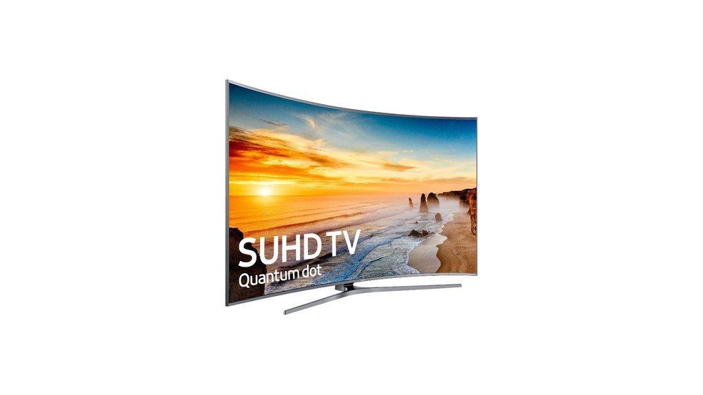 TV tem tela curva, tela de alta qualidade e preço de quase R$ 70 mil — Foto: Divulgação/Samsung