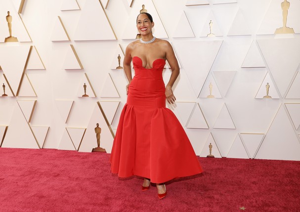 HOLLYWOOD, CALIFORNIA - MARCH 27: Tracee Ellis Ross attends the 94th Annual Academy Awards at Hollywood and Highland on March 27, 2022 in Hollywood, California. (Photo by Mike Coppola/Getty Images) (Foto: Getty Images)