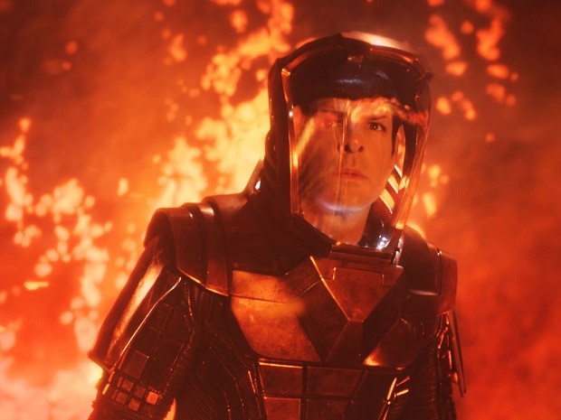 Zachary Quinto interpreta o vulcano Spock em 'Star Trek: Além da escuridão' (Foto: Divulgação)