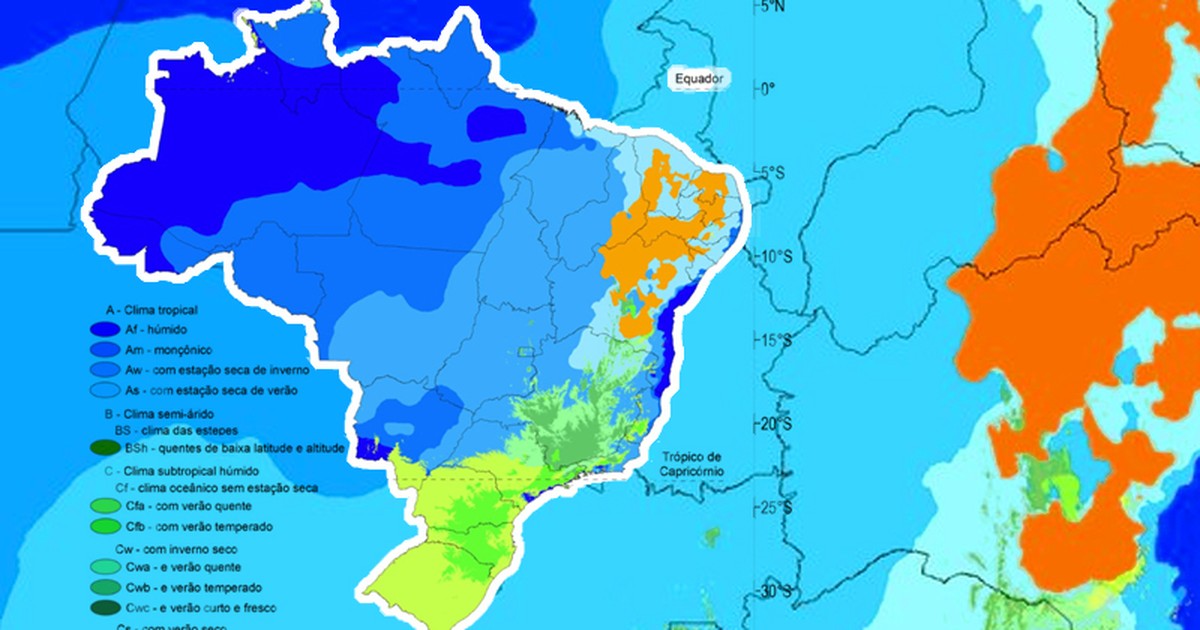 Base De Dados Apresenta Divisões Climáticas Do Brasil Em Escala Municipal Clima Um Só Planeta 6740