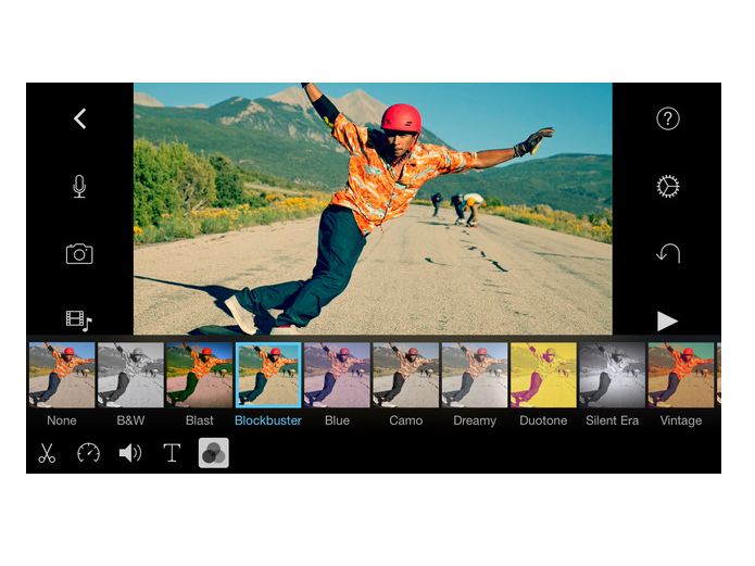 iMovie, aplicativo oficial da Apple, também foi otimizado para o Plus (Foto: Divulgação)