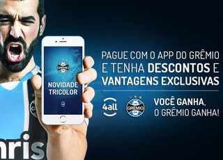 Grêmio lança parceria com startup e mira receita com pagamentos por app