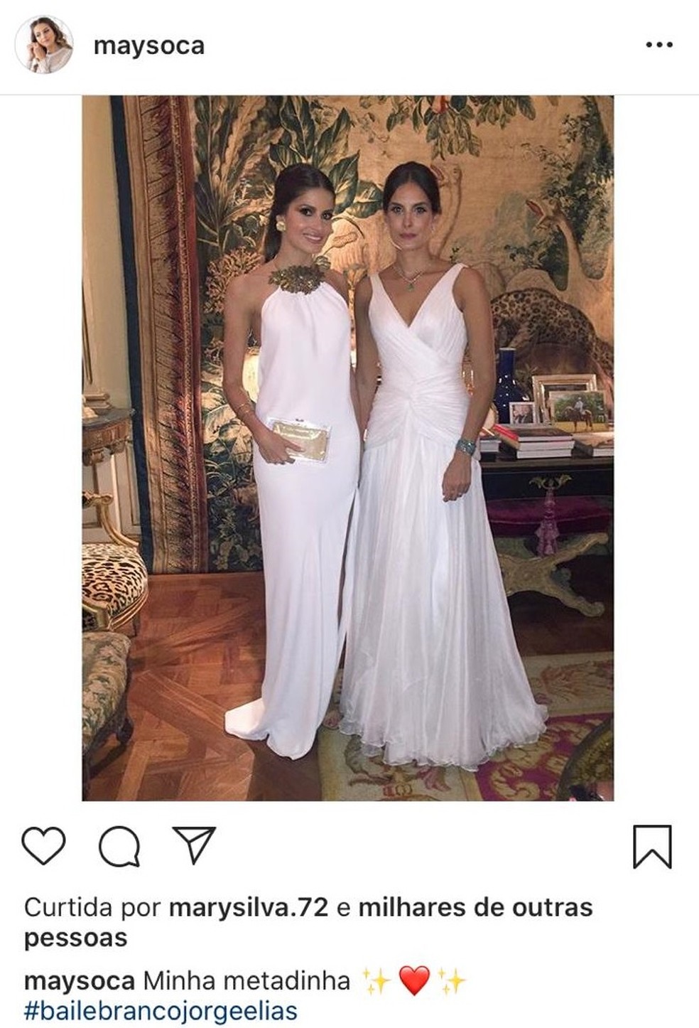 Marcela Elias (à direita) e Maysa Marques Mussi (à esquerda) — Foto: Reprodução/ Instagram