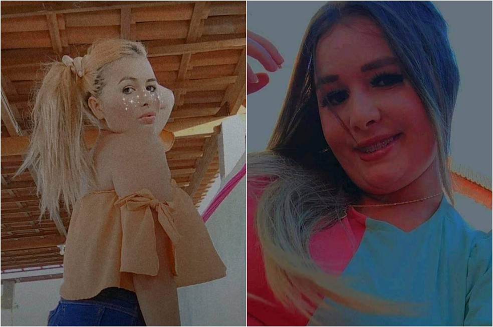 Irmãs tentaram se esconder, mas foram encontradas pelos suspeitos e assassinadas no quintal de casa em Caucaia, na Região Metropolitana de Fortaleza — Foto: Arquivo pessoal